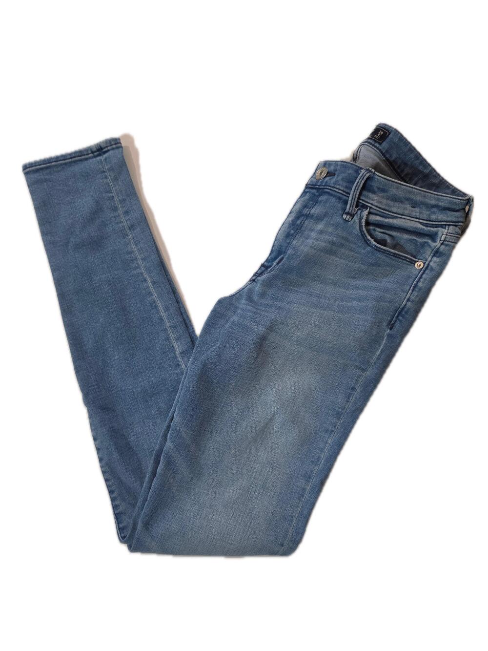 Abercrombie & Fitch Jeans Womens 6 28 Blue Harper Super Skinny Light Wash